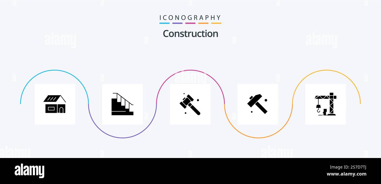 Construction Glyph 5 Icon Pack Including . construction. construction ...