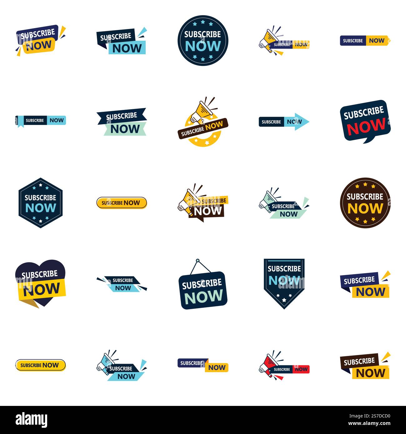 Versatile and Unique Subscribe Now 25 Vector Banners for Unlimited ...