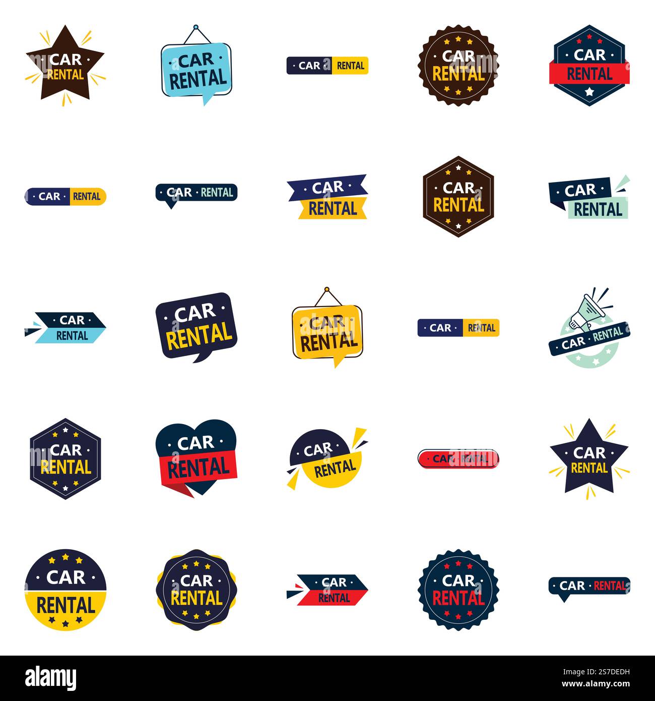 Car Rental 25 Professional vector designs for a polished and attractive ...