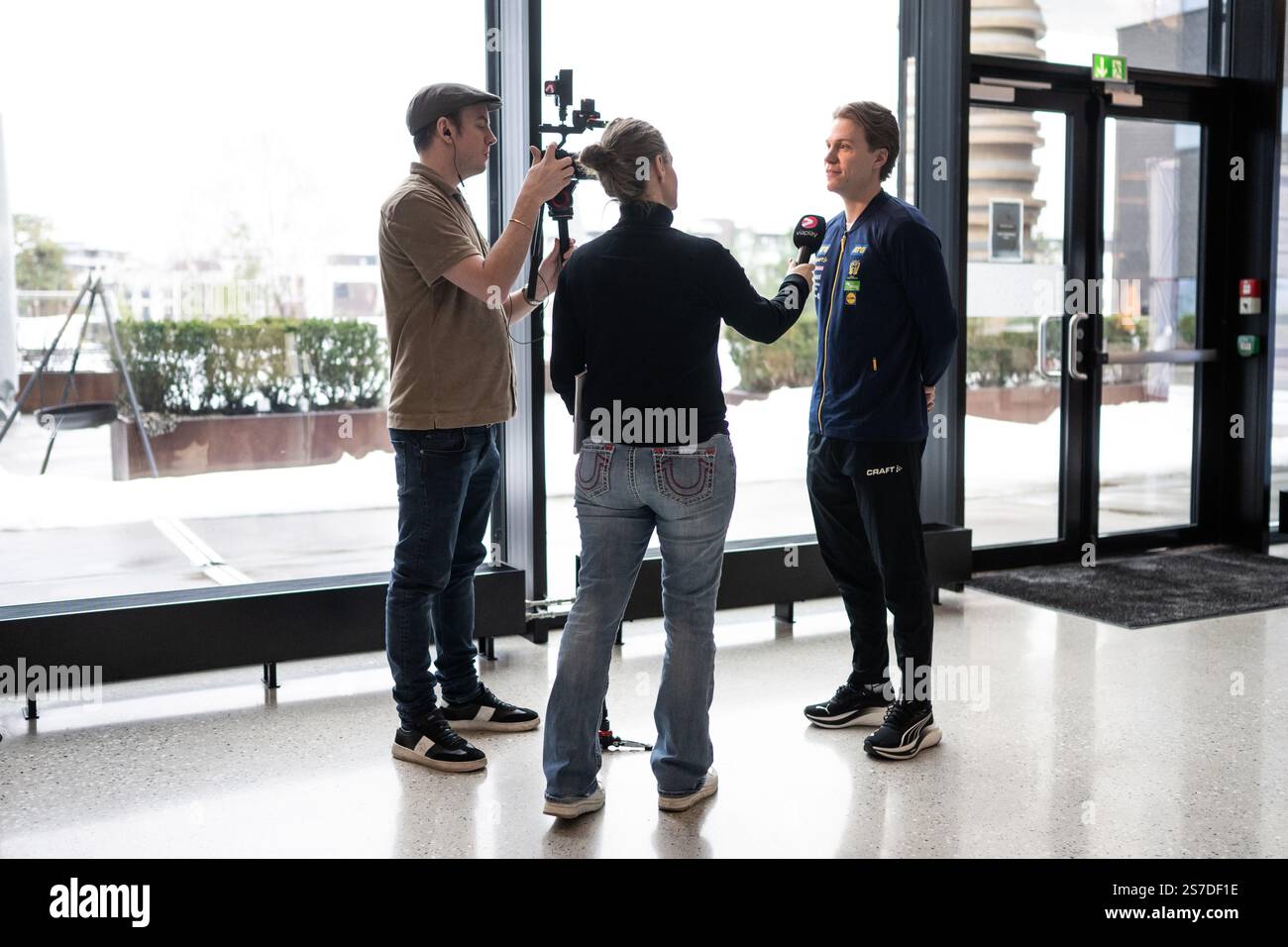 250119 Lucas Pellas of the Swedish men's national handball team at a