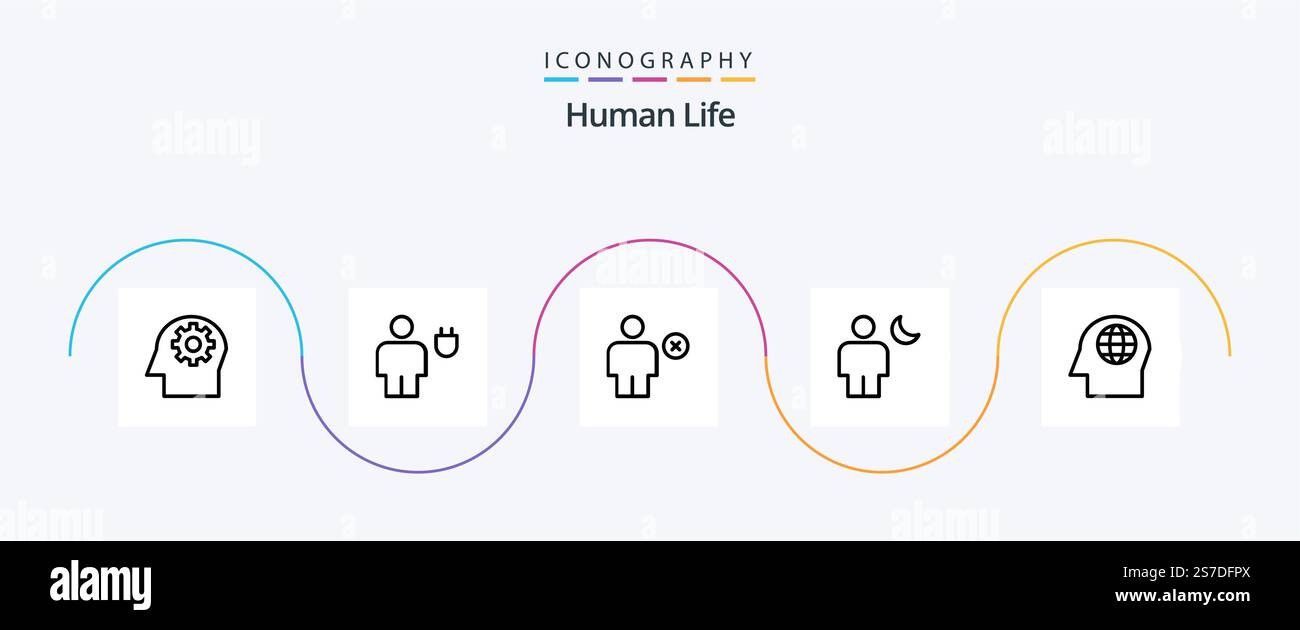 Human Line 5 Icon Pack Including night. human. avatar. body. minus ...