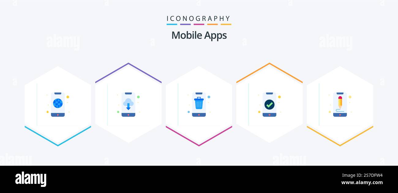 Mobile Apps 25 Flat icon pack including edit. ui. contact. essential ...