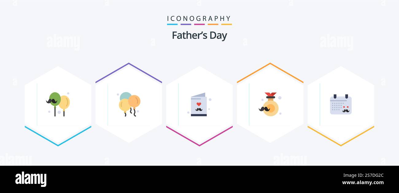Fathers Day 25 Flat icon pack including . father. badge. dad. label ...