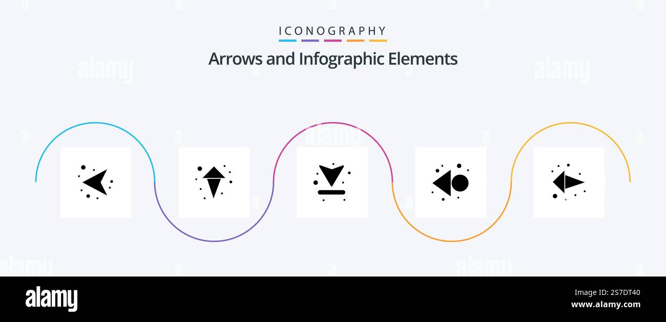 Arrow Glyph 5 Icon Pack Including left arrow. direction. arrows. arrow ...