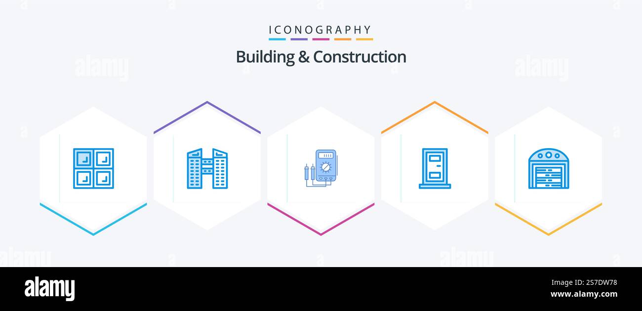 Building And Construction 25 Blue icon pack including . construction ...