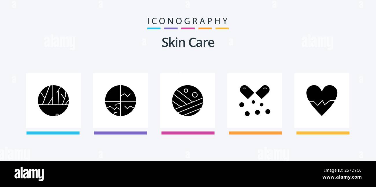 Skin Glyph 5 Icon Pack Including omega pills. omega. skin protection ...