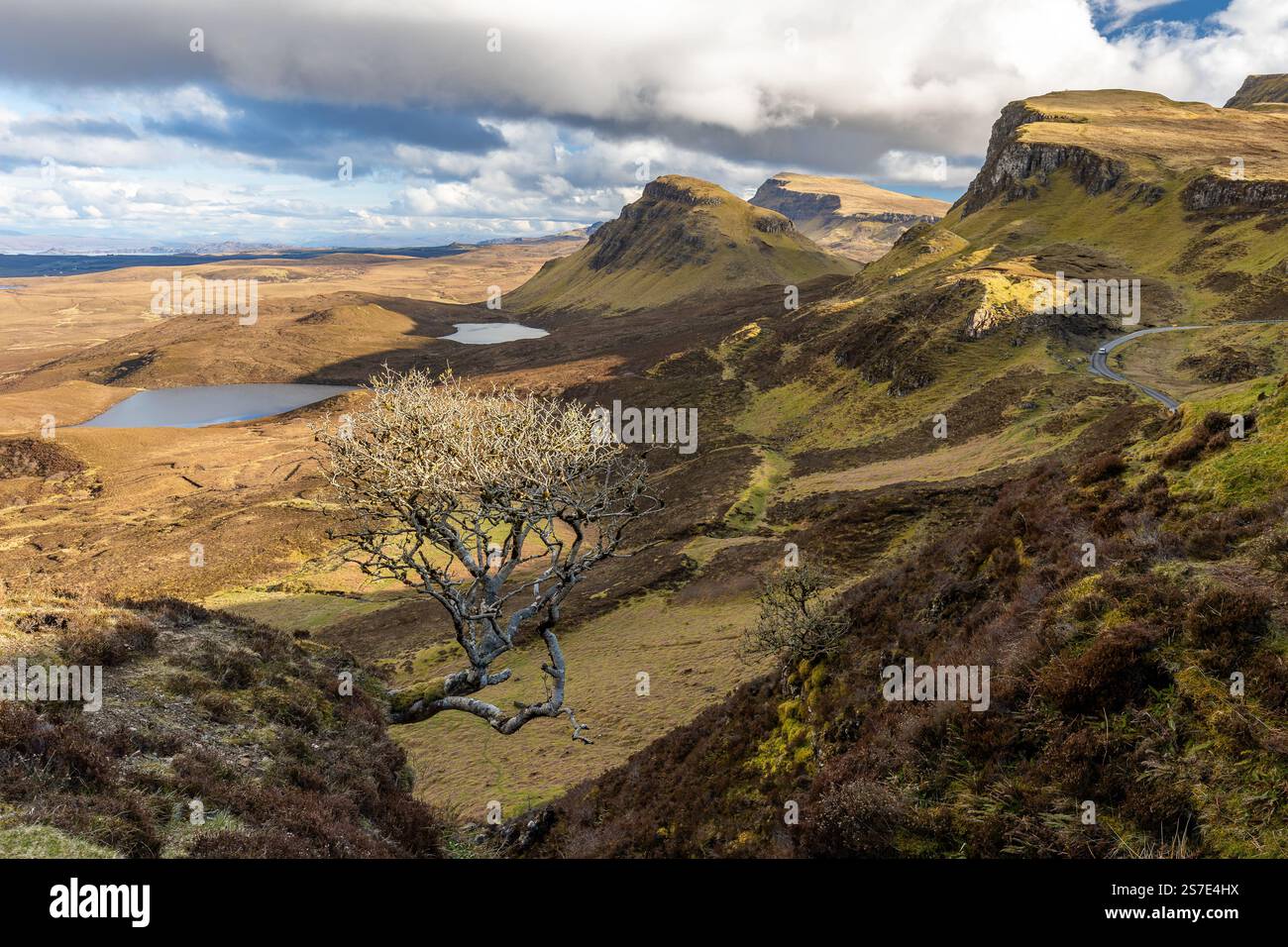 The Quiraing On Isle Of Skye Scotland Stock Photo Alamy