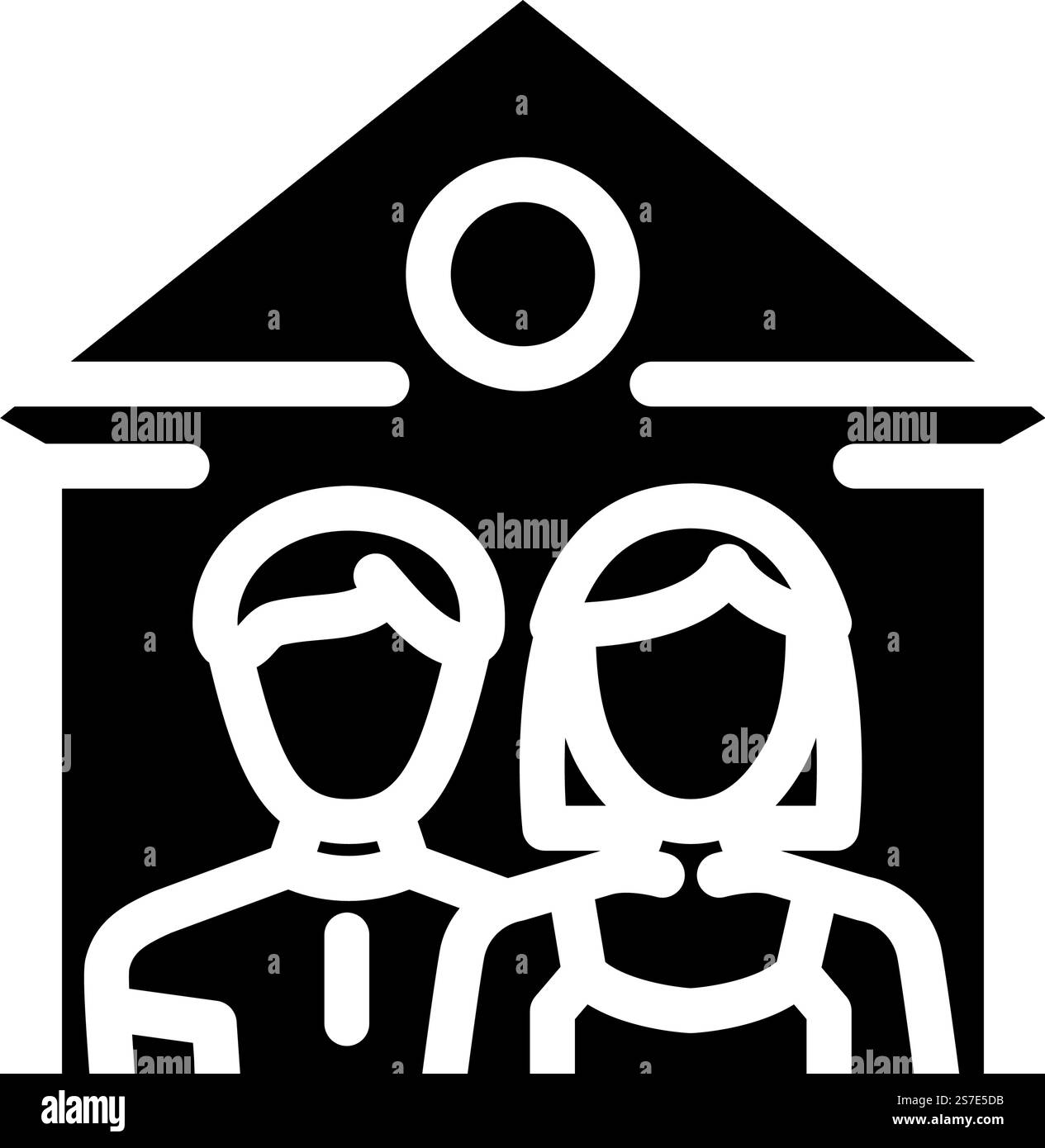 spend time with family headache treatment glyph icon vector. spend time ...