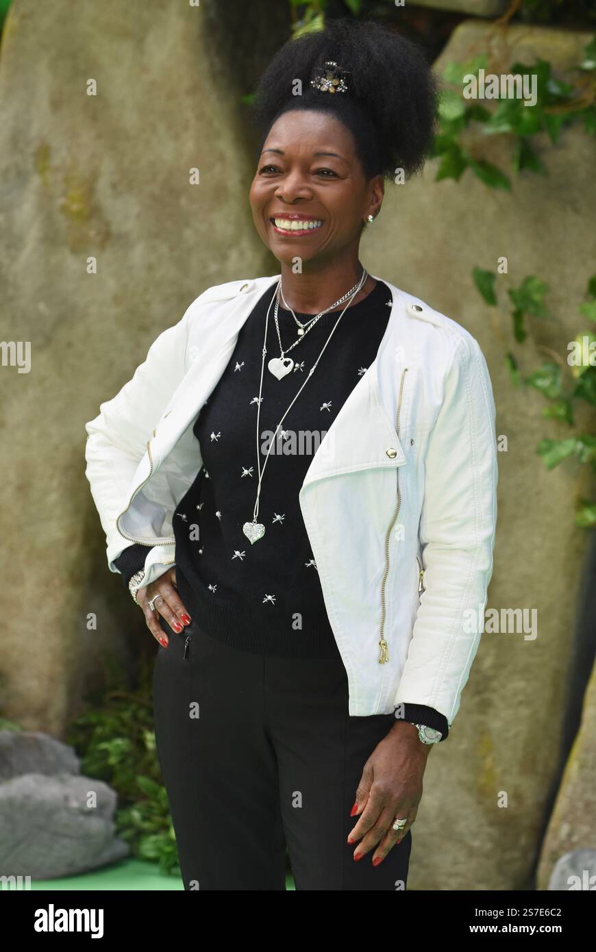 Floella Benjamin,  'Early Man' - World Premiere,  BFI IMAX,  Southbank,  London, UK Stock Photo