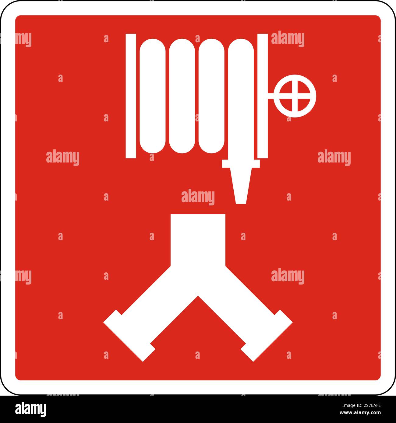 Fire Department Standpipe Connection Sign Stock Vector Image & Art - Alamy