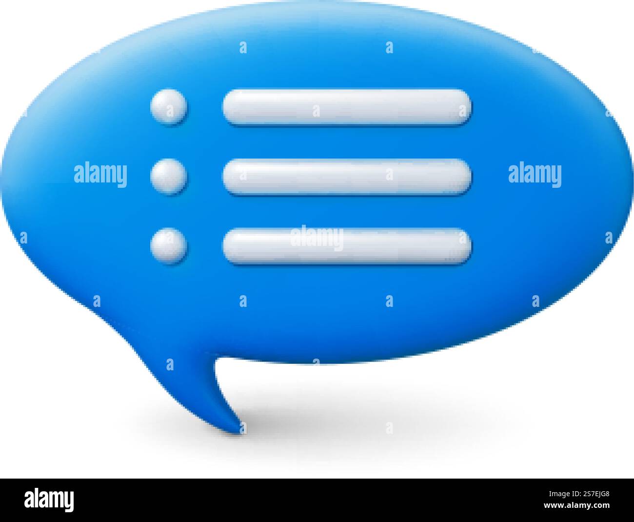 Speech bubble 3d element. Blue render imitation vector message balloon. Dialog, chat conversation, survey or chatting business icon design. Illustration of speech element render. Speech bubble 3d element. Blue render imitation vector message balloon. Dialog, chat conversation, survey or chatting business icon design Stock Vector