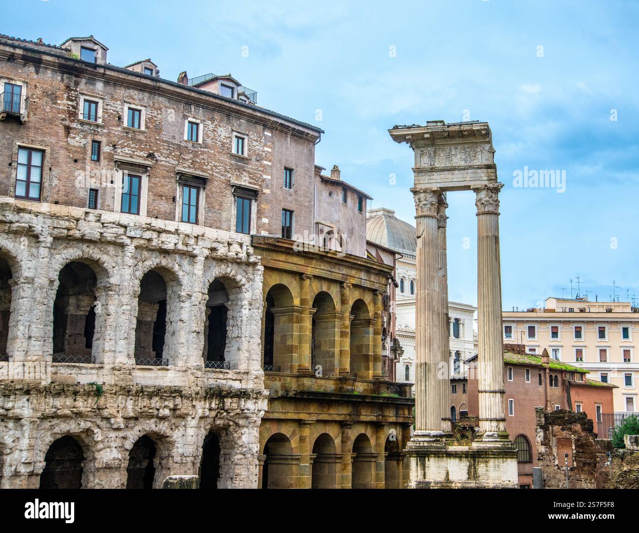 Rome, Italy Oct.24, 2024 Ancient architecture of Rome, Italy, famous ...