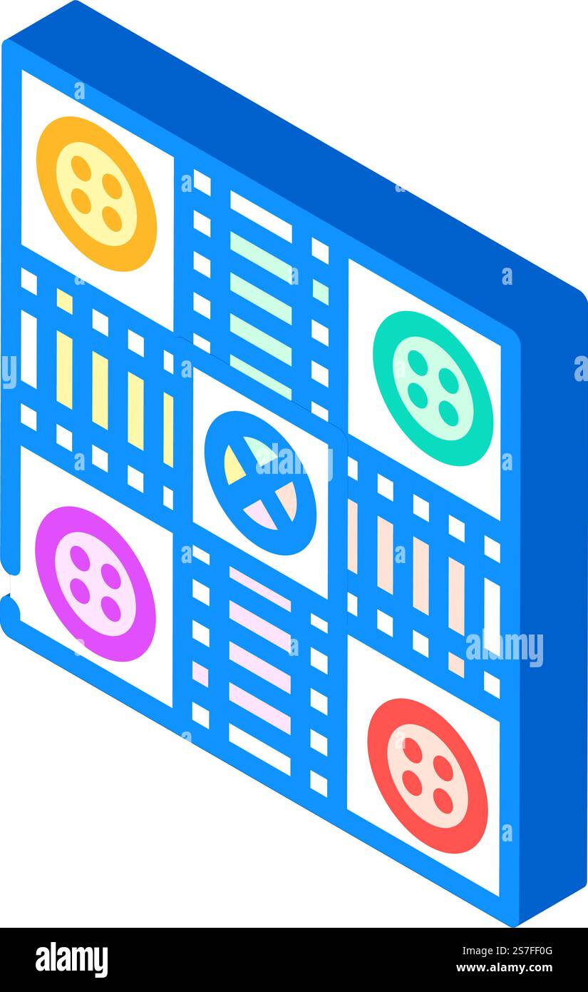 ludo board board table isometric icon vector. ludo board board table ...