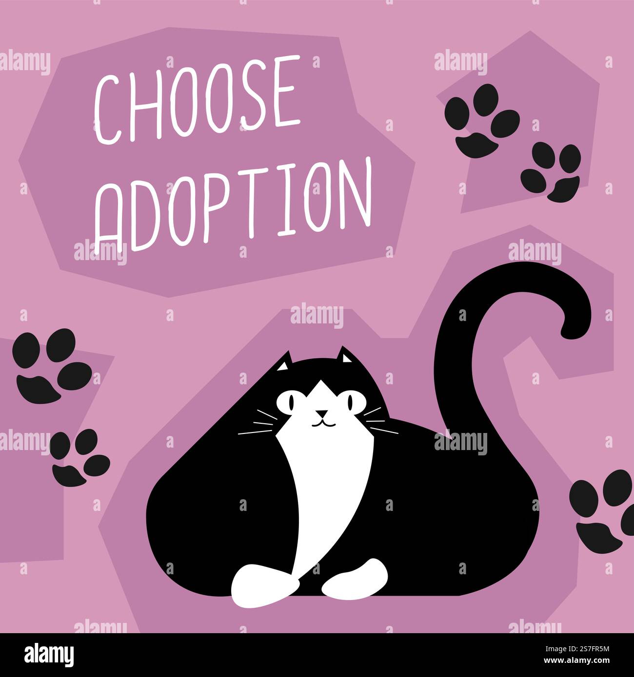 Kittens adoption Stock Vector Images - Alamy, image size:1300x1390