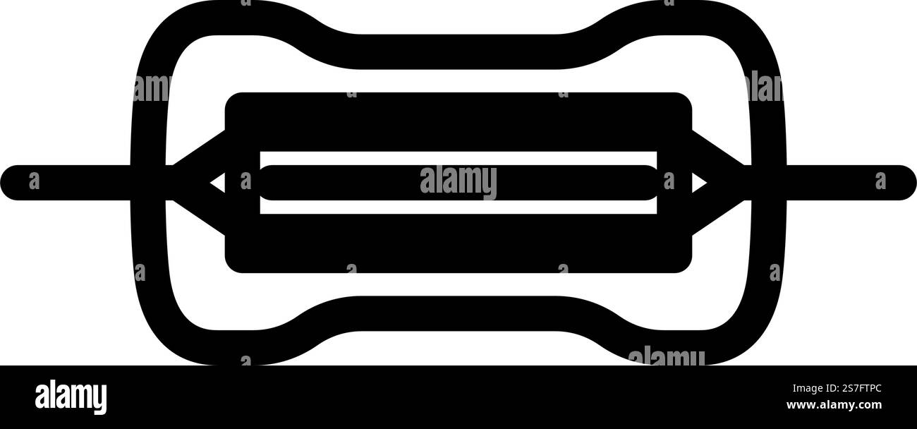 Carbon resistor circuit board Black and White Stock Photos & Images - Alamy
