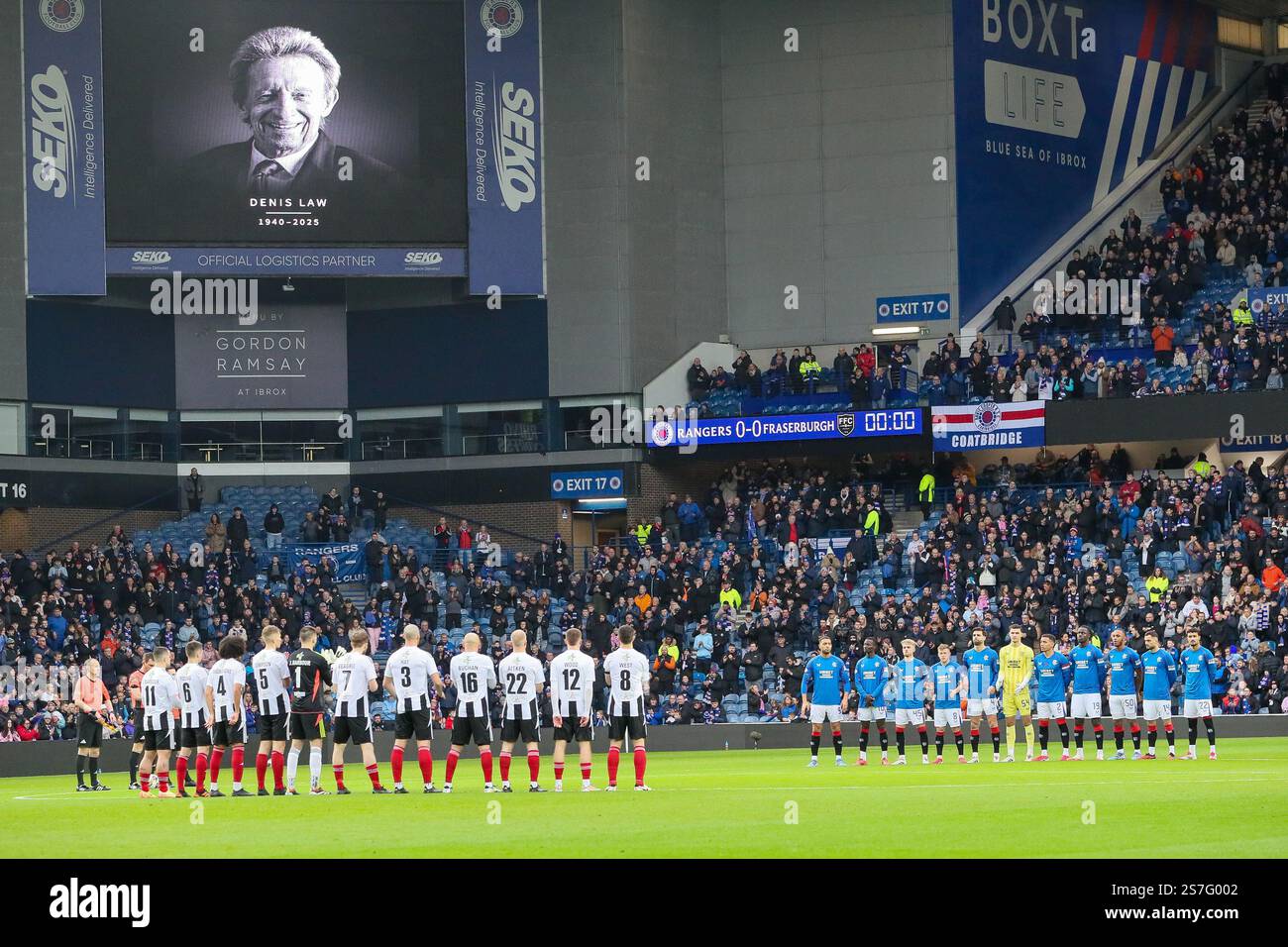 19 January 2025. Glasgow, UK. Rangers FC played Fraserburgh FC in the