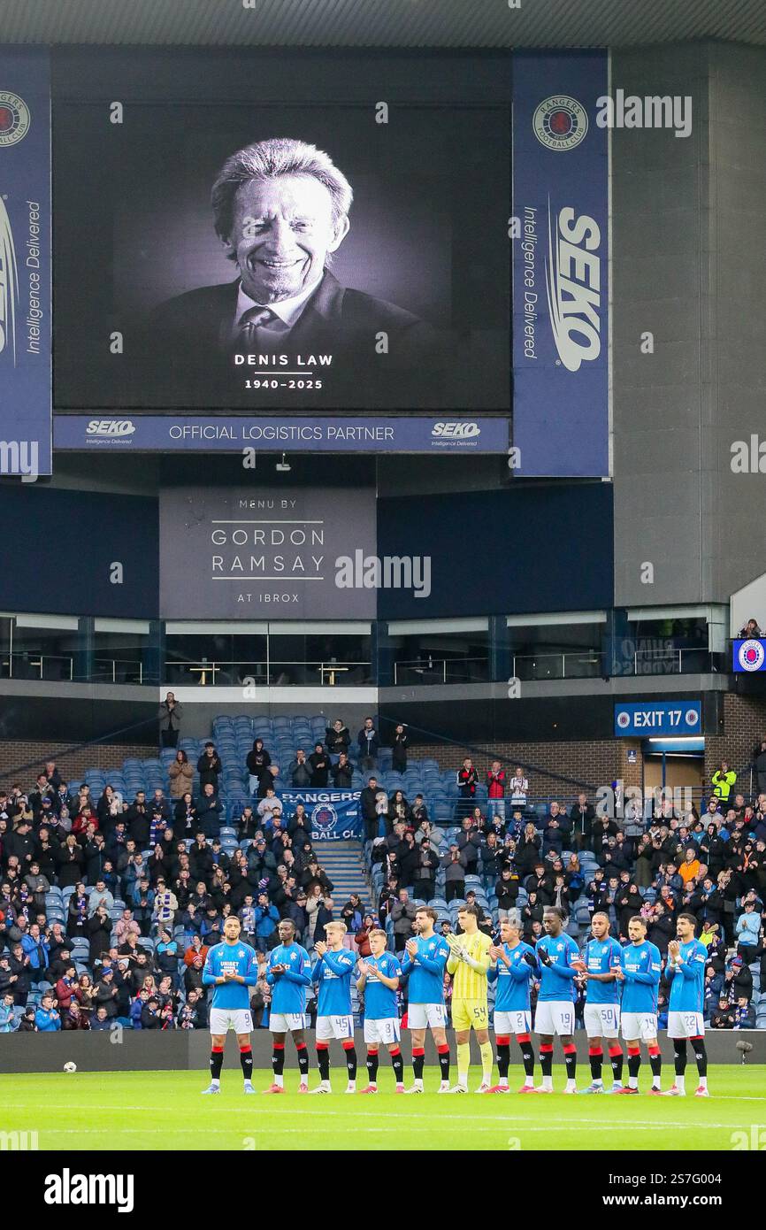 19 January 2025. Glasgow, UK. Rangers FC played Fraserburgh FC in the