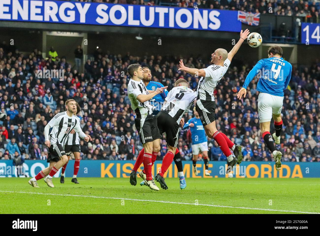 19 January 2025. Glasgow, UK. Rangers FC played Fraserburgh FC in the