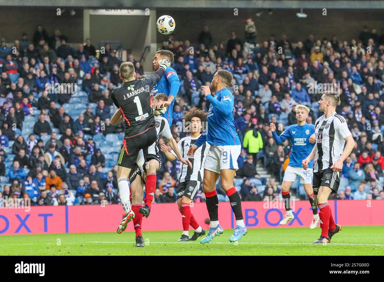 19 January 2025. Glasgow, UK. Rangers FC played Fraserburgh FC in the