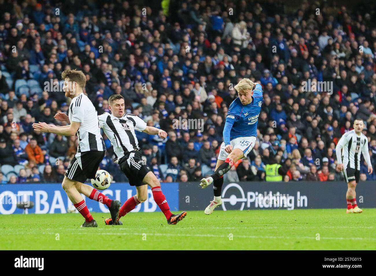 19 January 2025. Glasgow, UK. Rangers FC played Fraserburgh FC in the