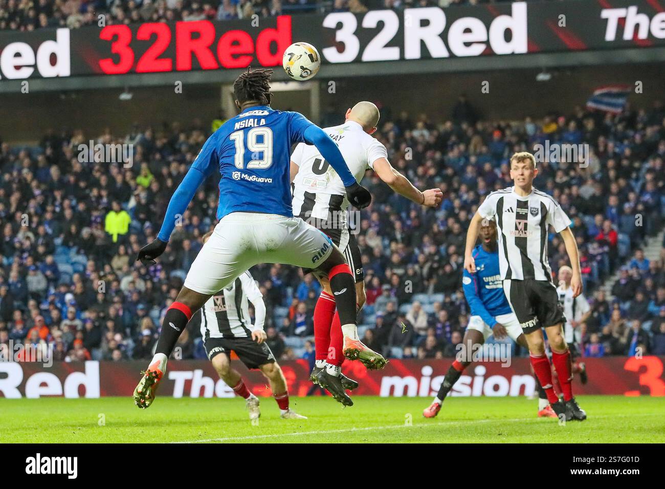 19 January 2025. Glasgow, UK. Rangers FC played Fraserburgh FC in the