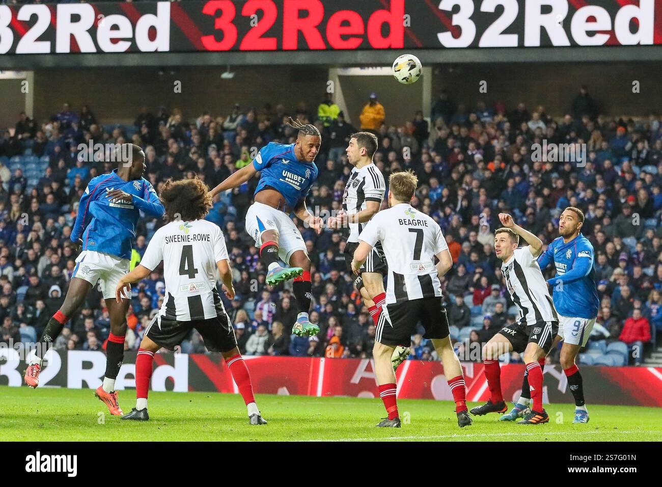 19 January 2025. Glasgow, UK. Rangers FC played Fraserburgh FC in the