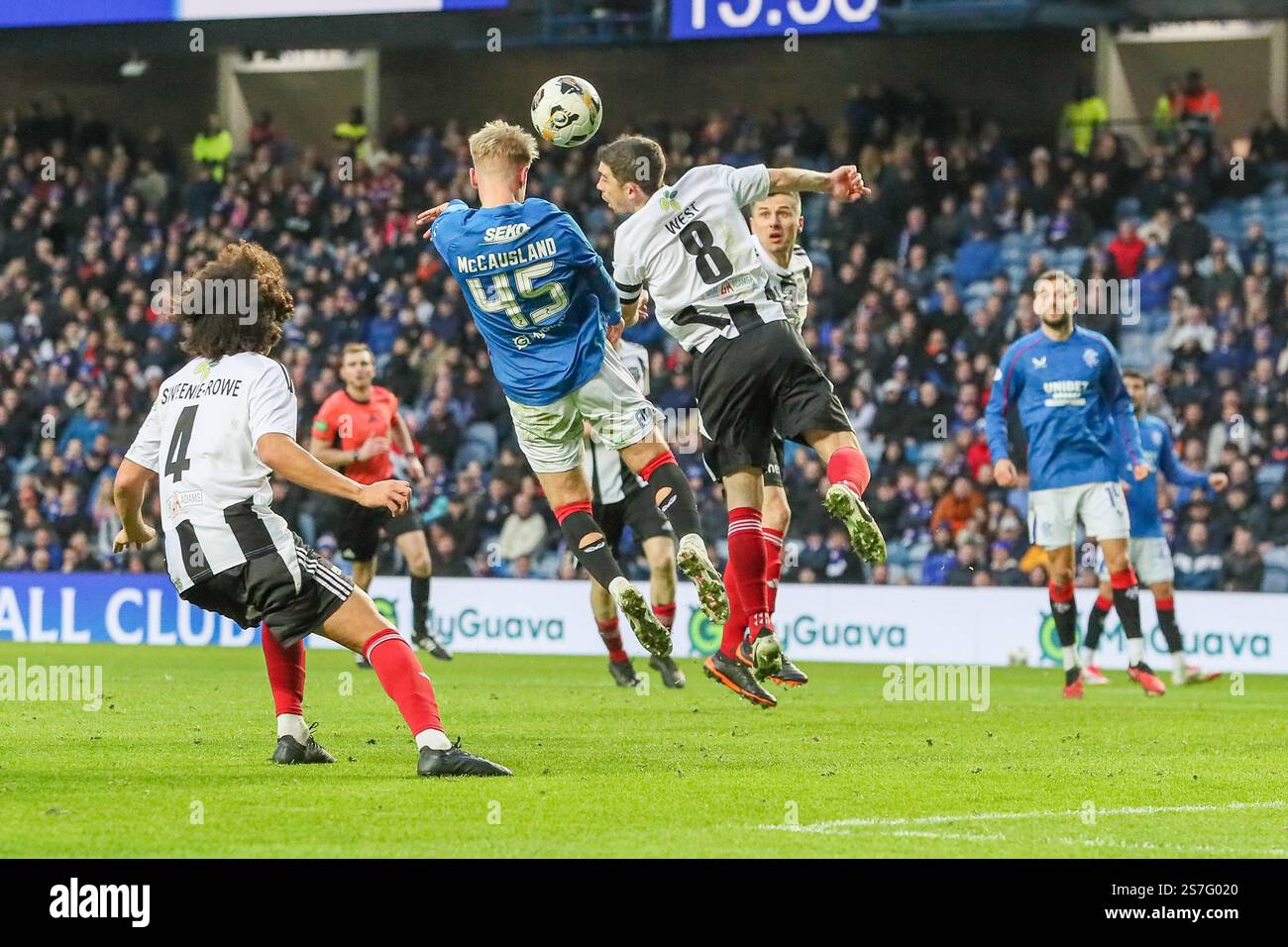 19 January 2025. Glasgow, UK. Rangers FC played Fraserburgh FC in the