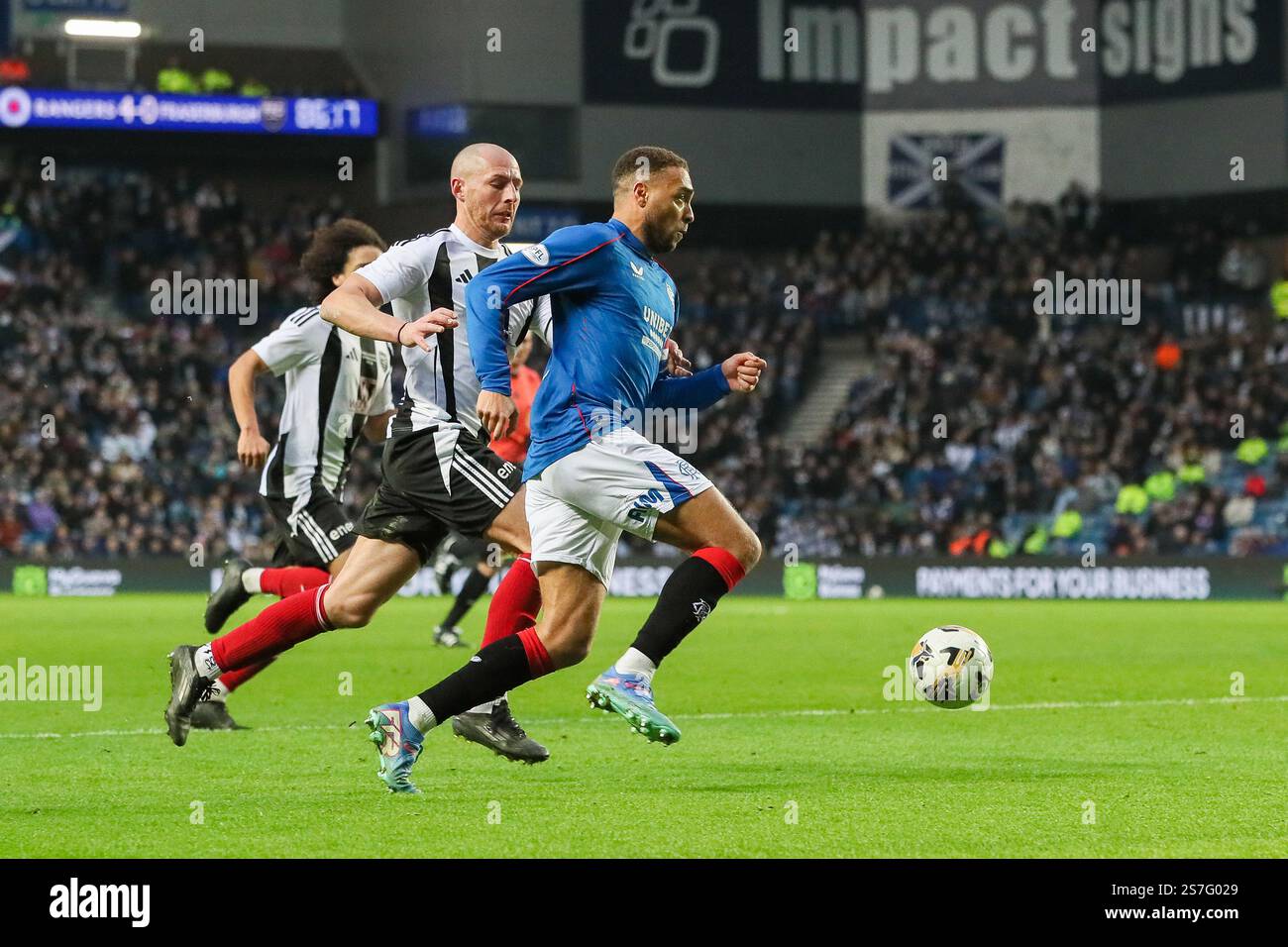 19 January 2025. Glasgow, UK. Rangers FC played Fraserburgh FC in the