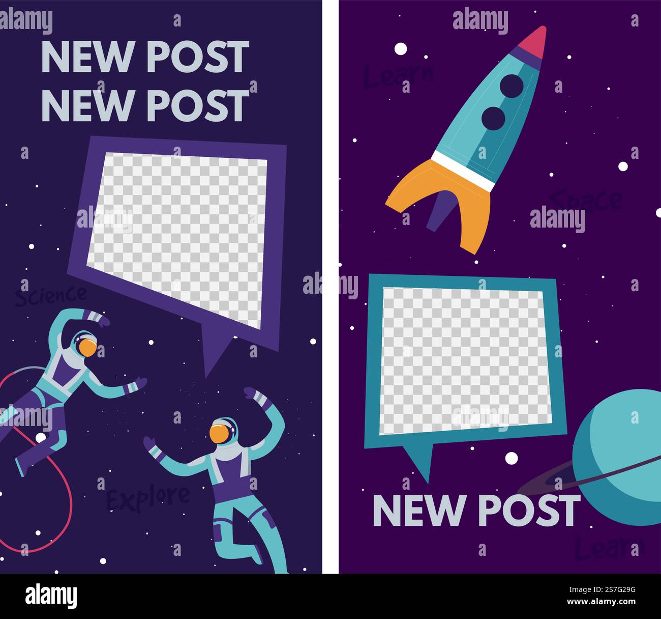 Rockets frames Stock Vector Images - Alamy