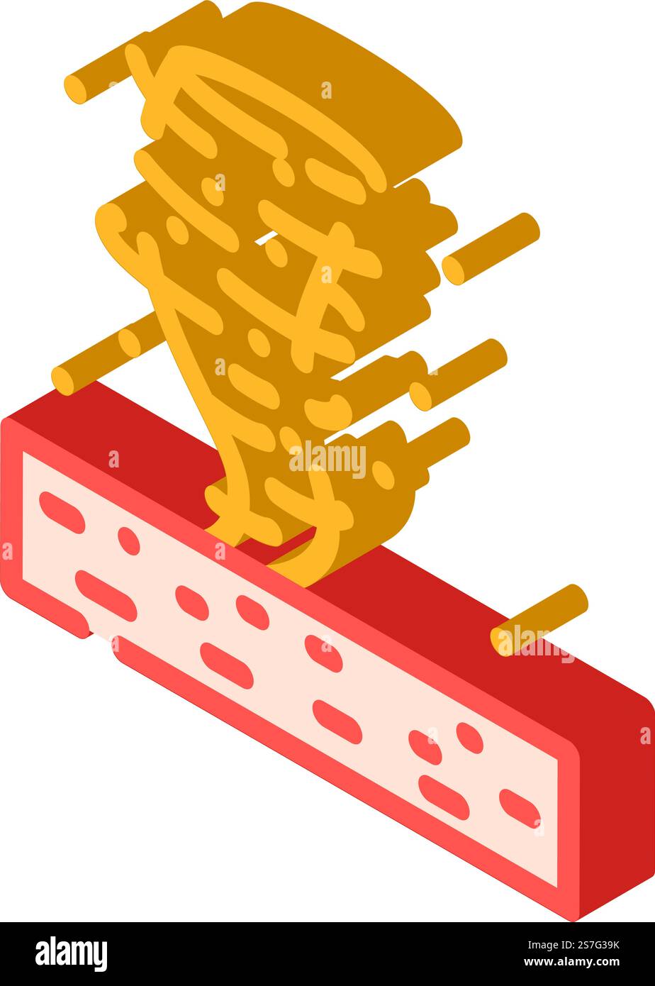 mars dust devils planet isometric icon vector. mars dust devils planet ...
