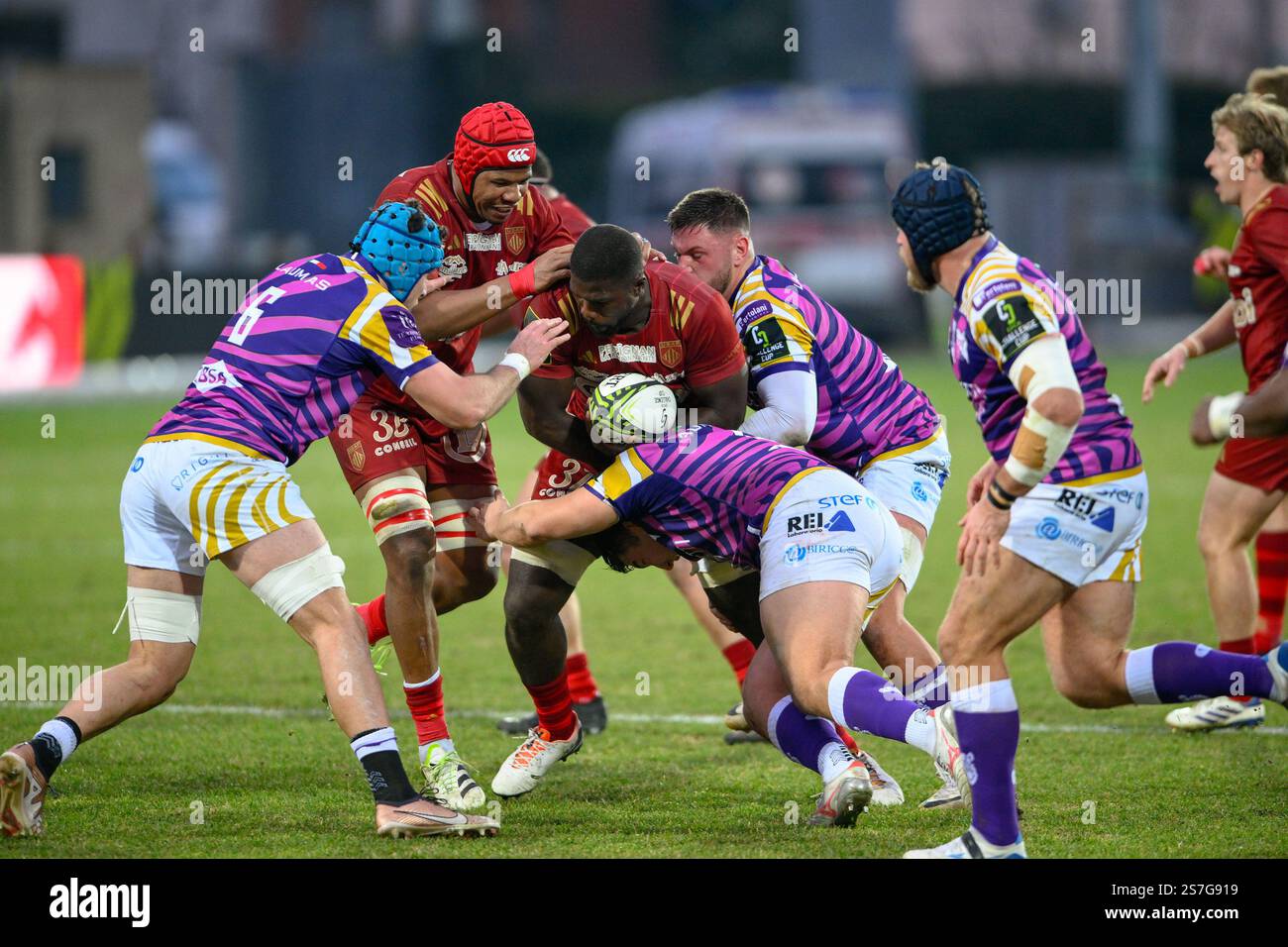 Patrick Sobela ( Usap Perpignan ) during Zebre Parma vs USAP, Rugby