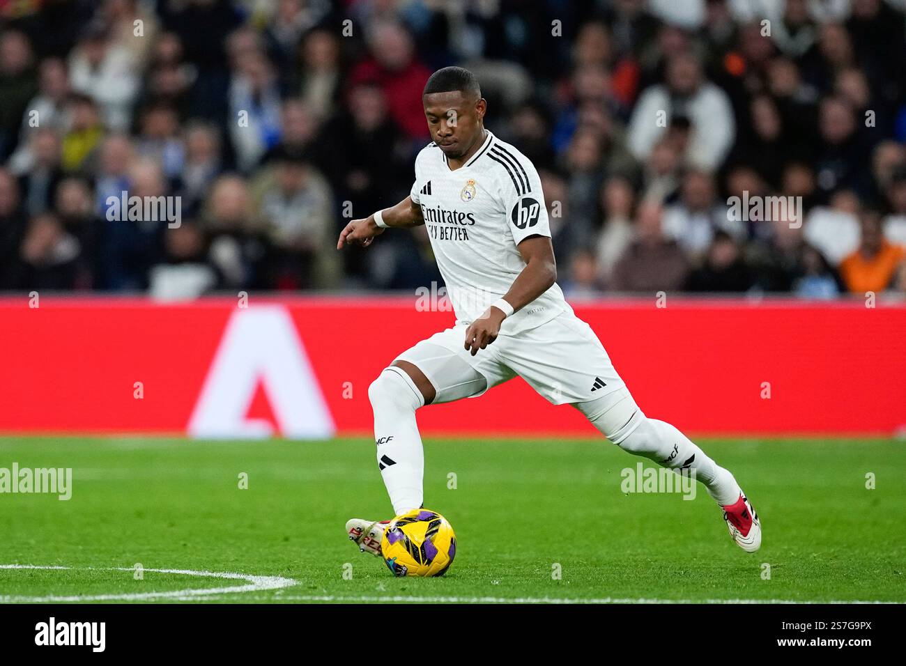 David Alaba of Real Madrid in action during the Spanish League, LaLiga ...