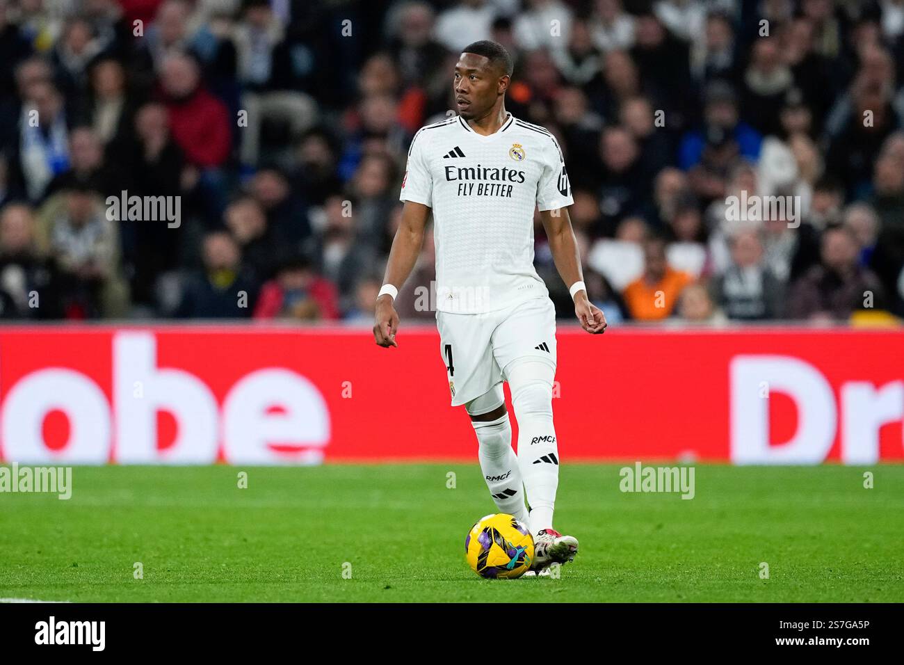 David Alaba of Real Madrid in action during the Spanish League, LaLiga ...