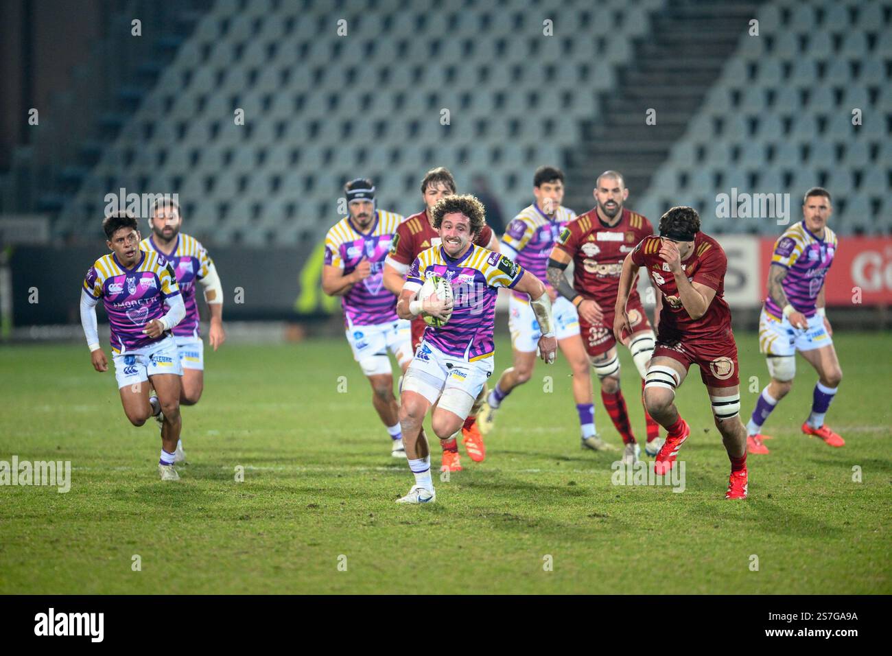Bautista Stavile ( Zebre Parma ) during Zebre Parma vs USAP, Rugby