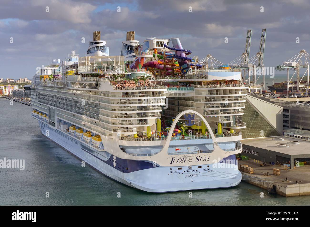 Miami, Florida, USA 4 January 2025 Rear view of the world's biggest