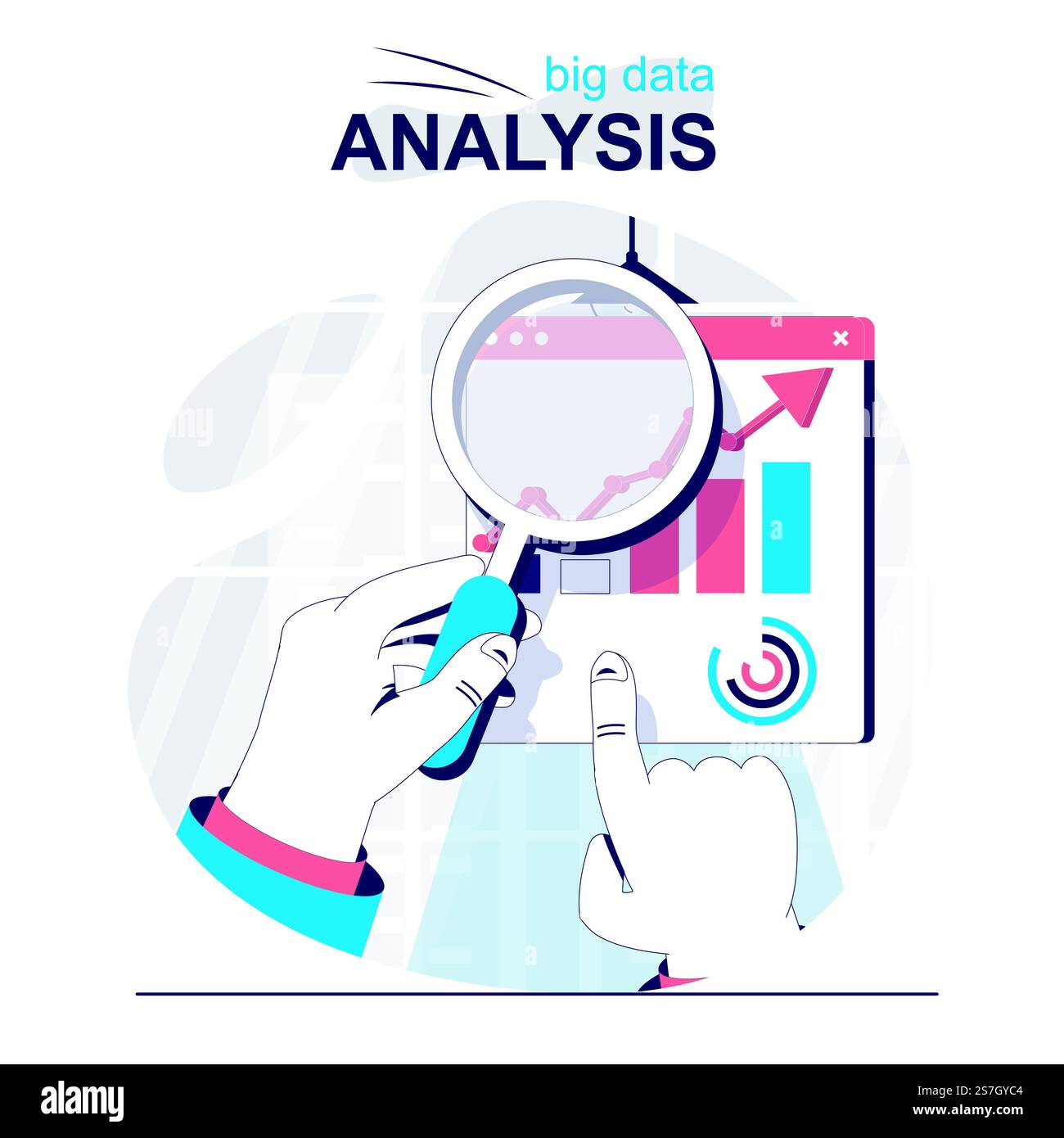 Big data materials science Stock Vector Images - Alamy