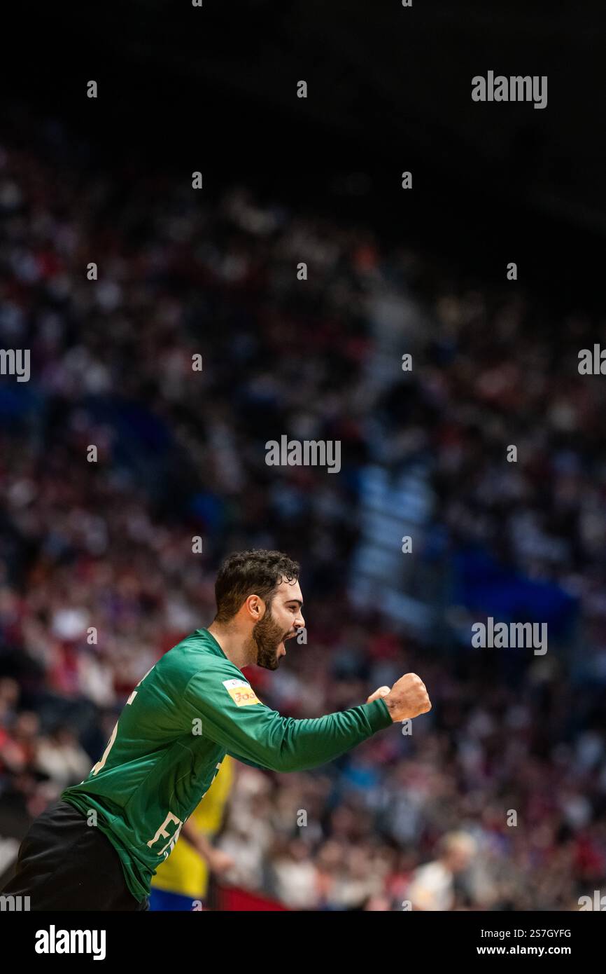 250119 Goalkeeper Rangel da Rosa of Brazil celebrates during the 2025