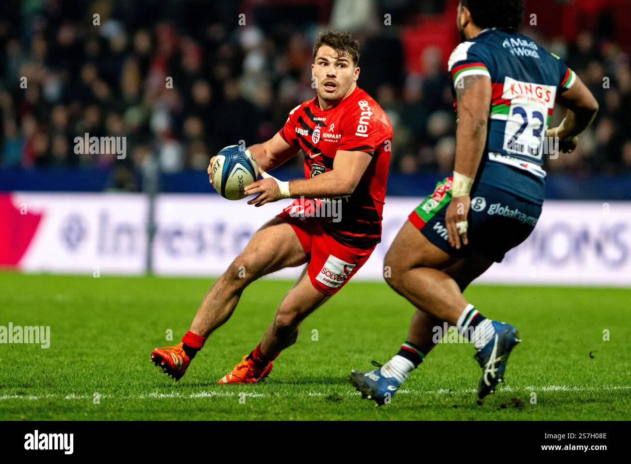 Antoine Dupont of Toulouse during the Champions Cup, Pool 1, rugby ...