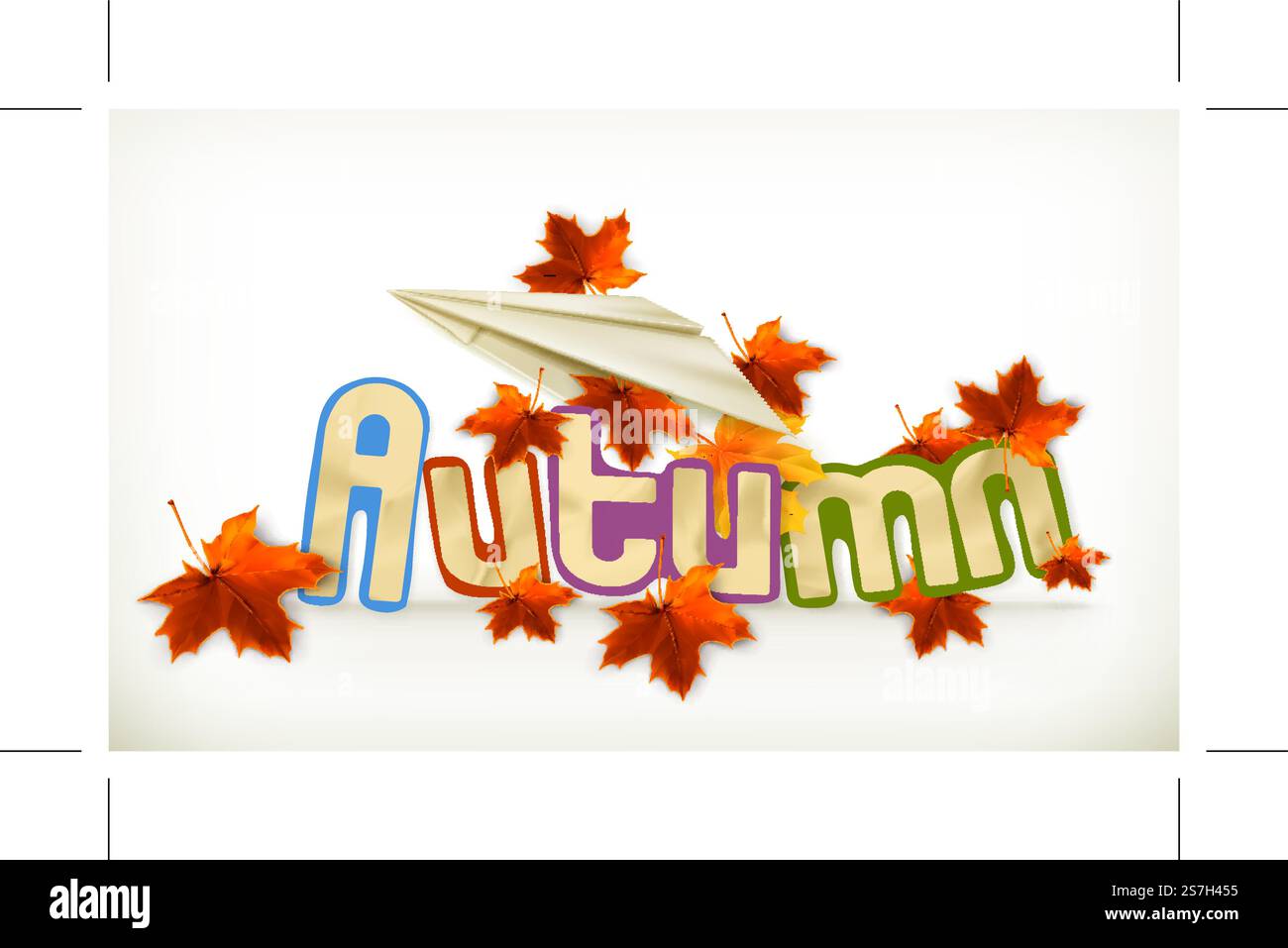 Autumn label, vector illustration Stock Vector Image & Art - Alamy