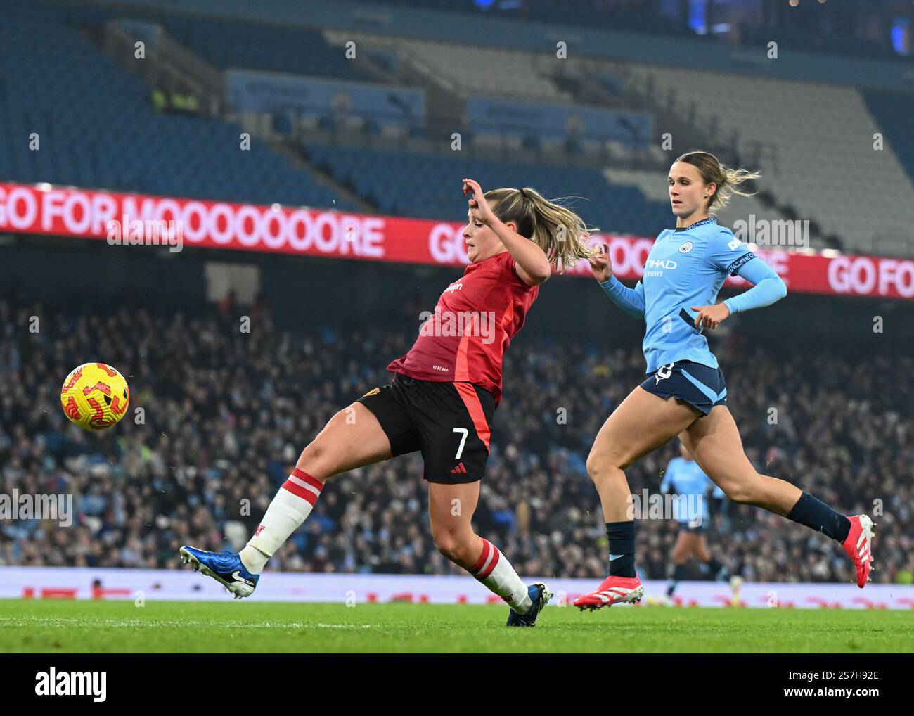 Manchester, England, 19th January 2025. Ella Toone of Manchester United