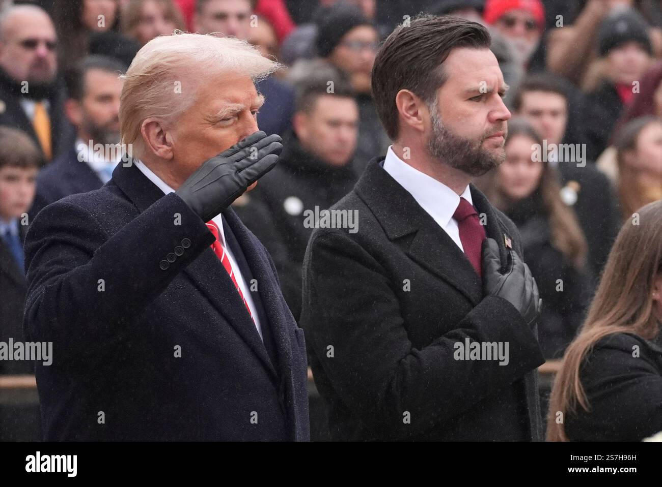 Presidentelect Donald Trump and Vice Presidentelect JD Vance
