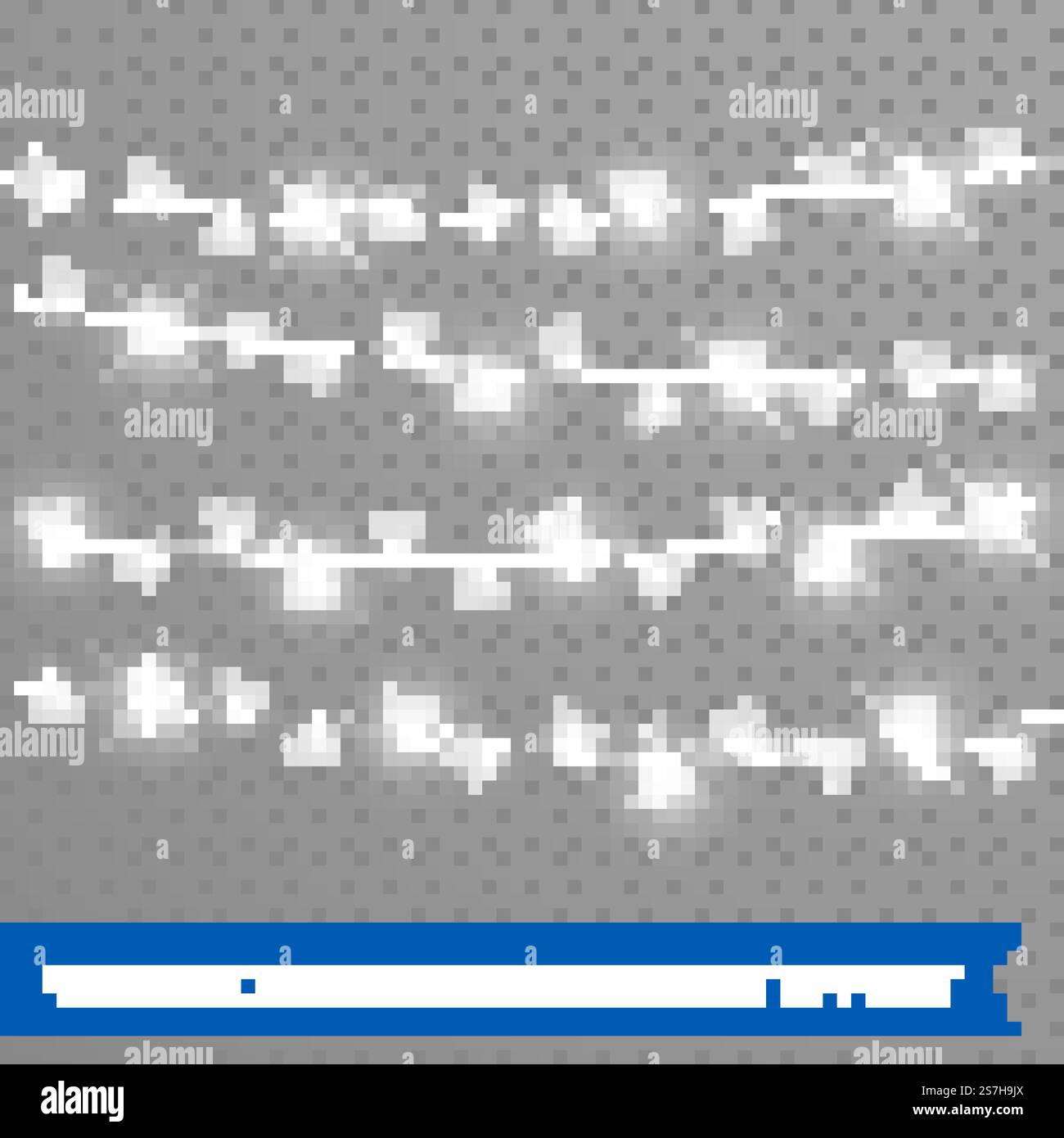 Hearts garland lights on vector transparent background. Hearts ...