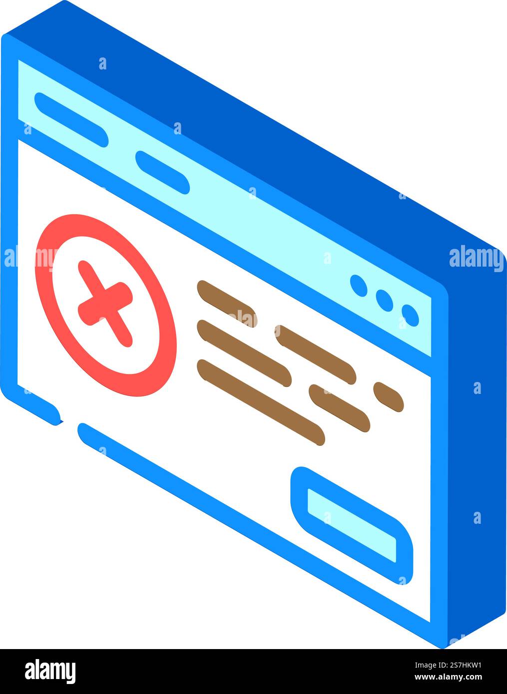 certificate disapprove isometric icon vector. certificate disapprove ...