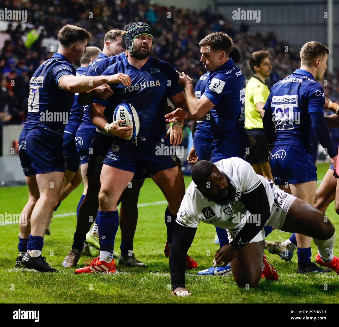 Salford, Lancashire, UK. 19th January 2025; Salford Community Stadium ...