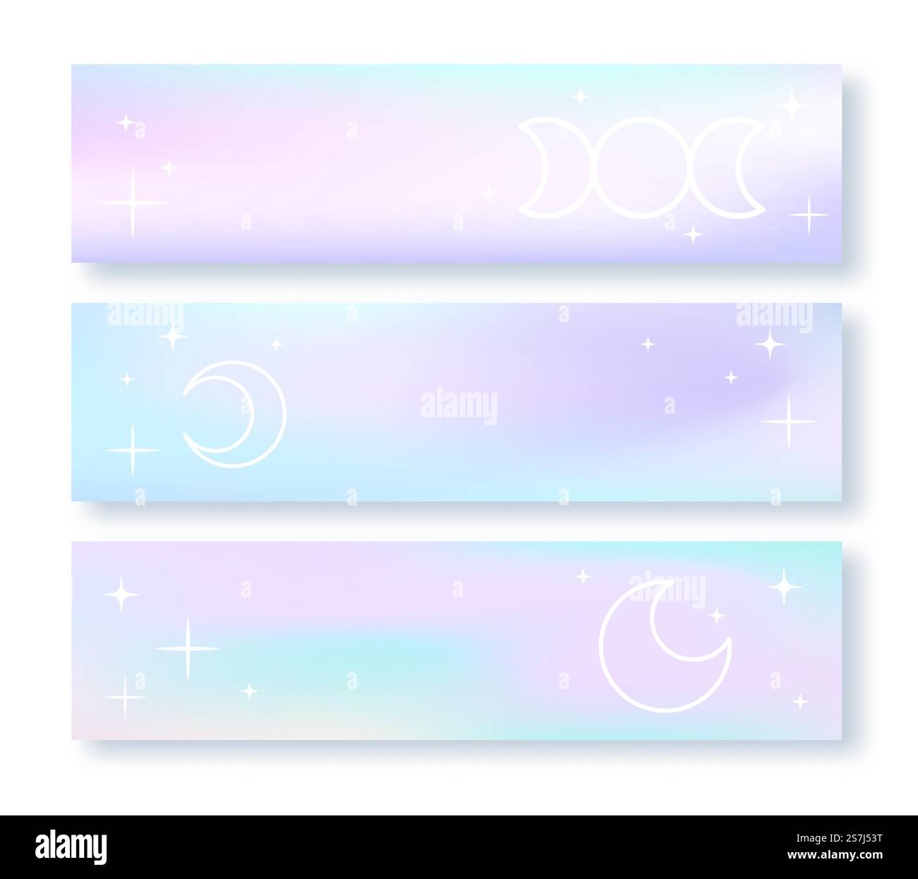 Creative banner collection Stock Vector