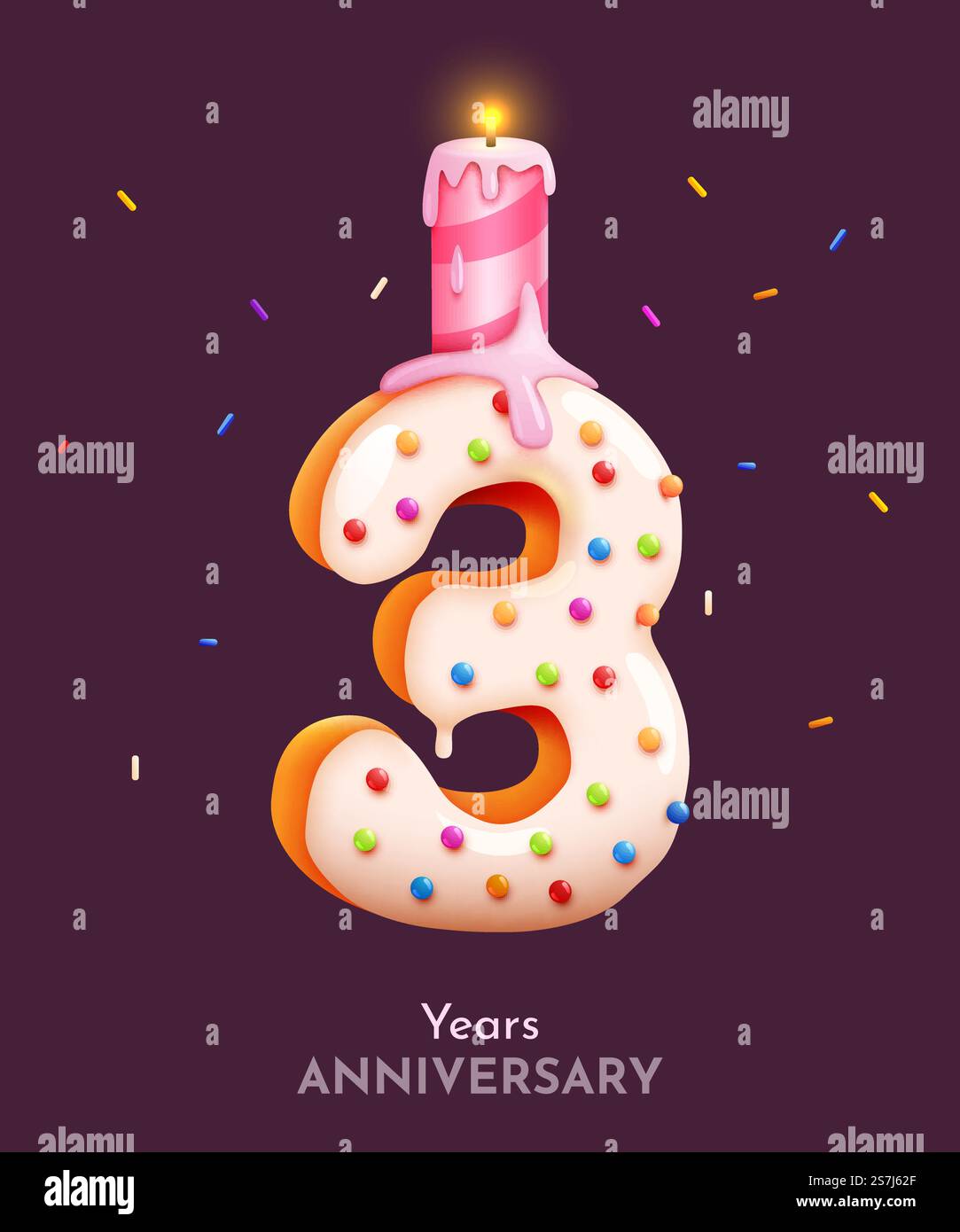 Happy 3rd birthday hi-res stock photography and images - Alamy, image size:1083x1390