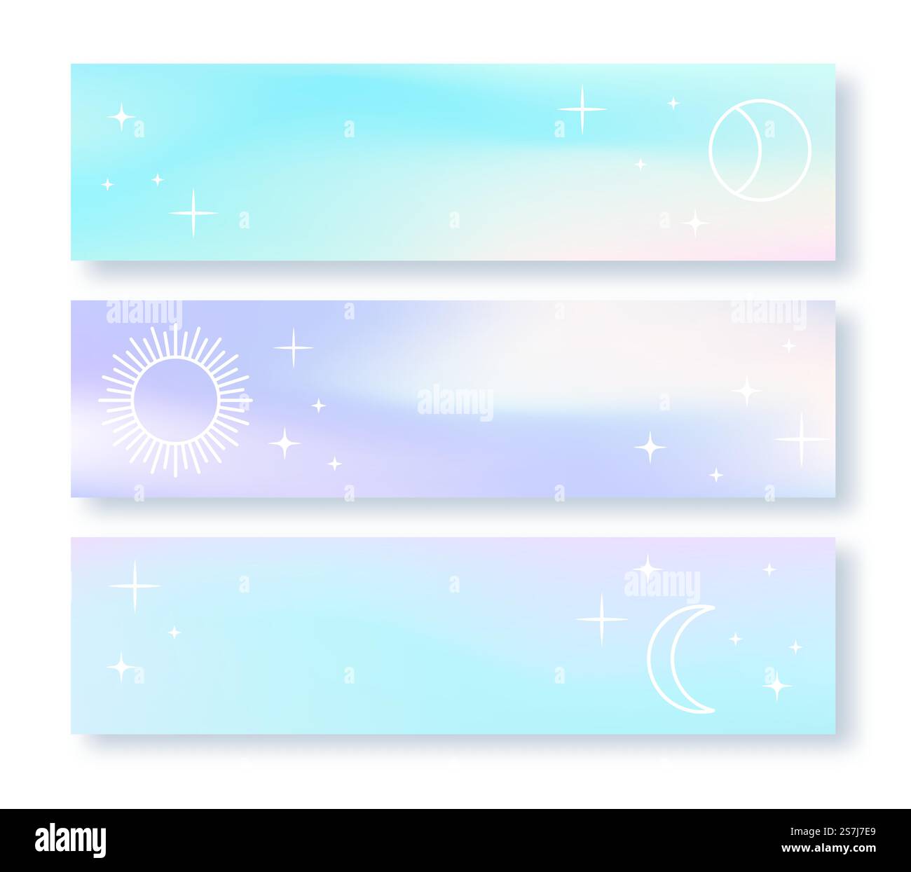 Creative banner collection Stock Vector