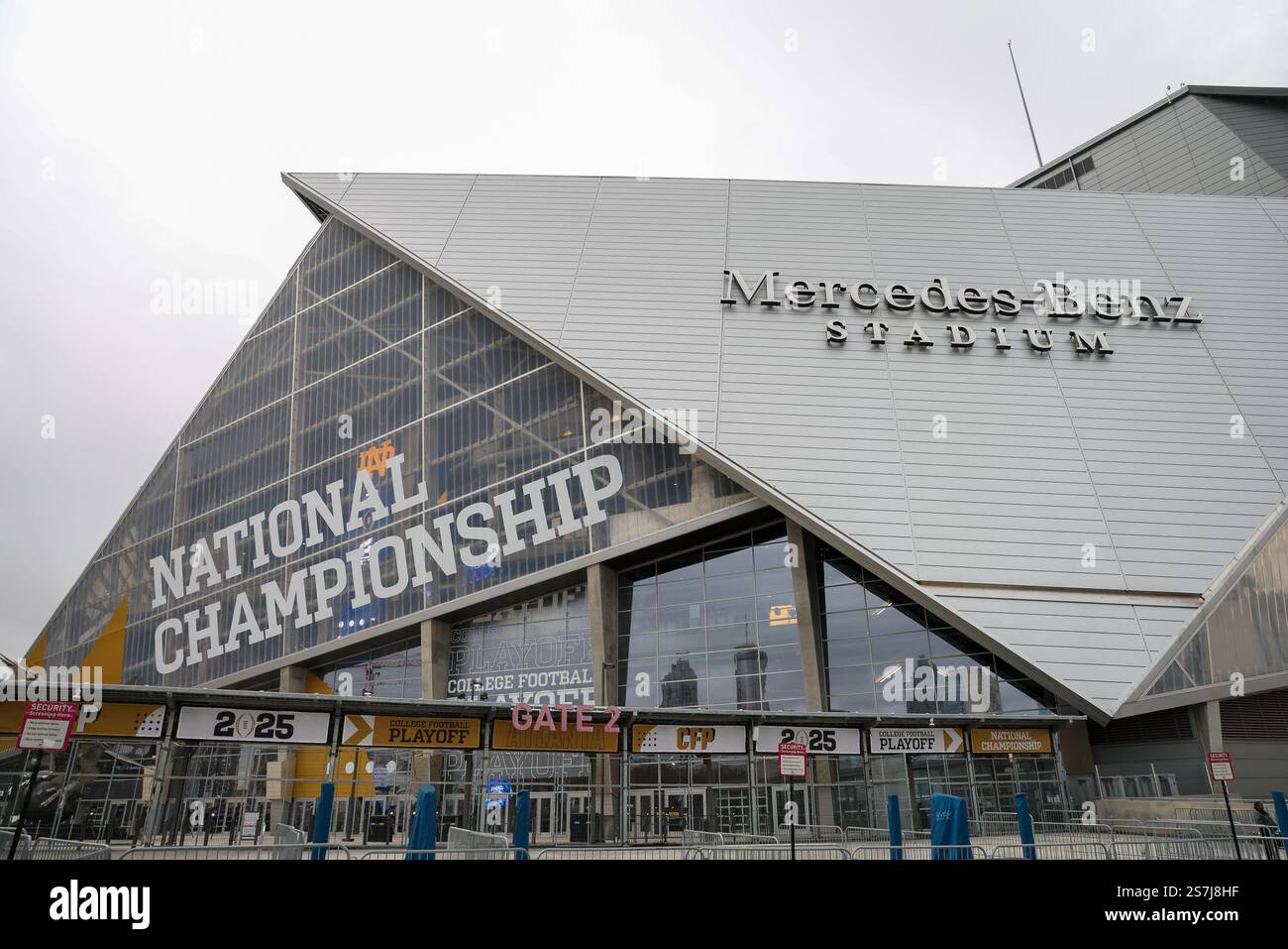 January 18, 2025 MercedesBenz Stadium ahead of the CFP National