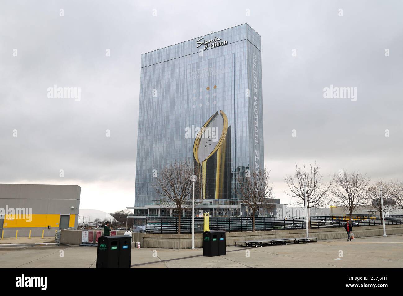 January 18, 2025 The Hilton Hotel ahead of the CFP National