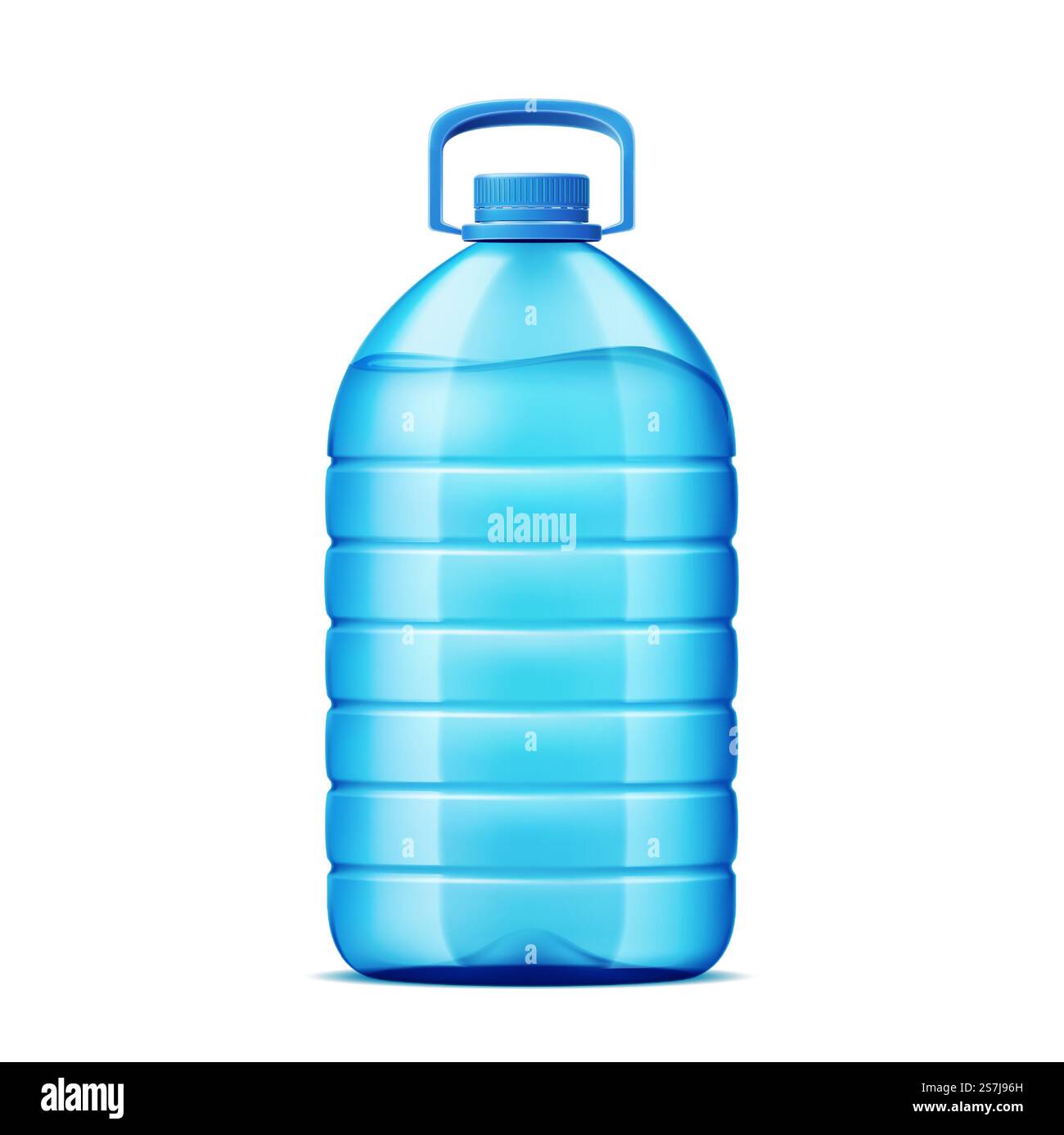 Vector realistic plastic bottle for water delivery design. Fresh drink ...
